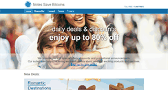 Desktop Screenshot of notes-save-bitcoins.com